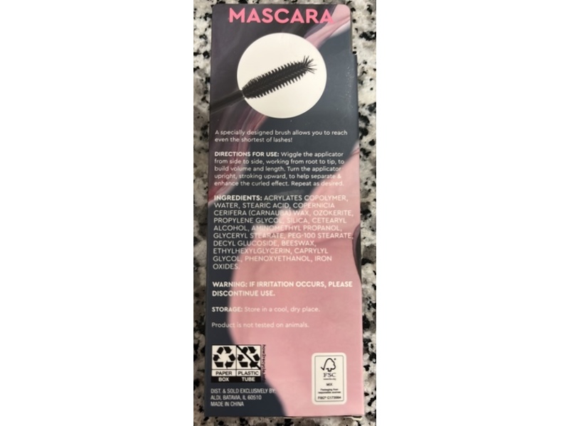 Lacura They're Brilliant Extend Lift Volumize Mascara, Black, 0.49 oz/14 g