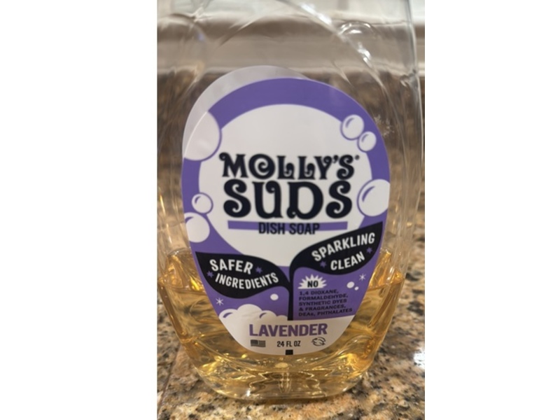 Molly's Suds Dish Soap, Lavender, 24 fl oz, Pack Of 2
