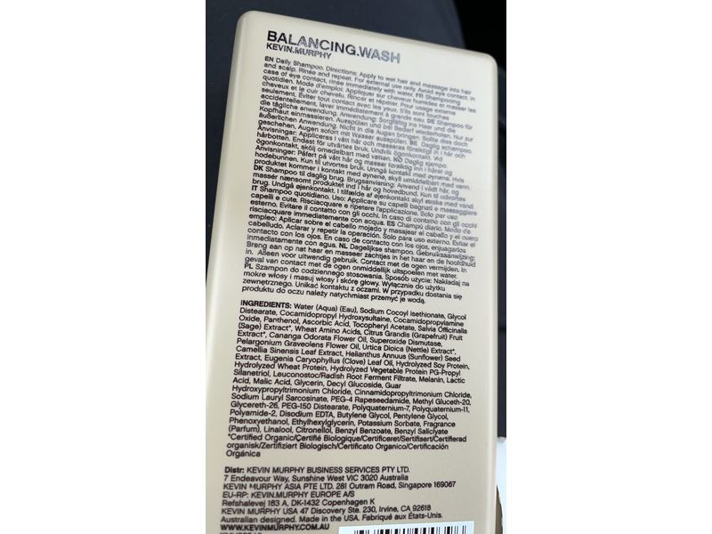 Kevin.Murphy Balancing.Wash, 8.4 fl oz/250 mL