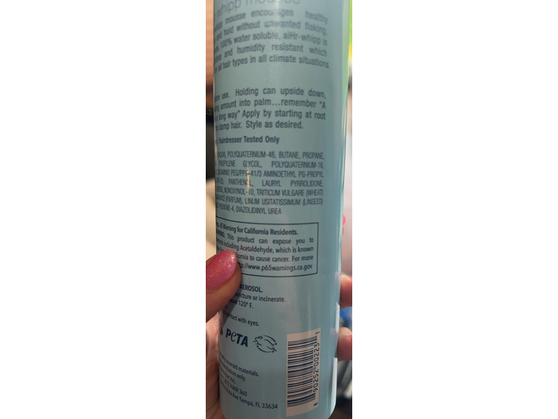 Healium 5 Air Whipp Volumizing Mousse, 9 fl oz/255 g