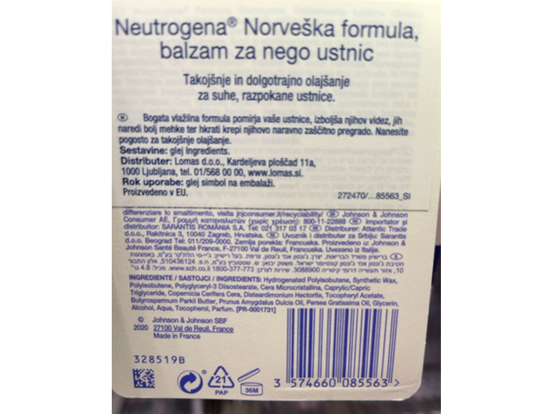 Neutrogena Lip Care, 4.8 g