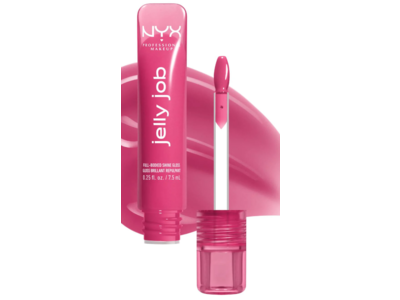 NYX Professional Makeup Full Bodied High Shine Gloss, Jelly Jamin, 0.25 fl oz/7.5 mL