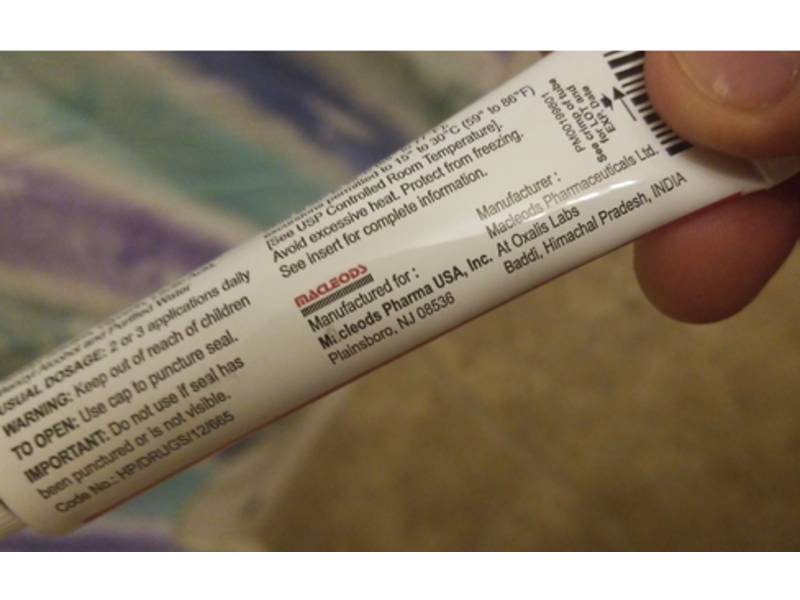 Triamcinolone Acetonide Cream USP, 0.1%, 15 g Macleods (RX)