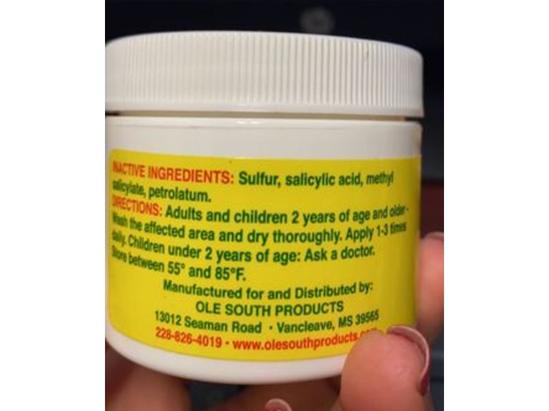 Ole South Sulfur Ointment, 2 oz