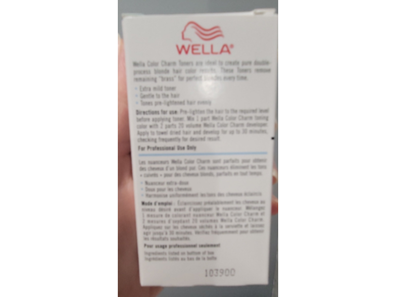 Wella Color Charm Permanent Liquid Hair Toner, T 14, 1.4 fl oz/42 mL