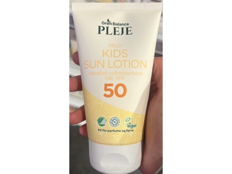 Gron Balance Mild Kids Sun Lotion, SPF 50, 150 mL