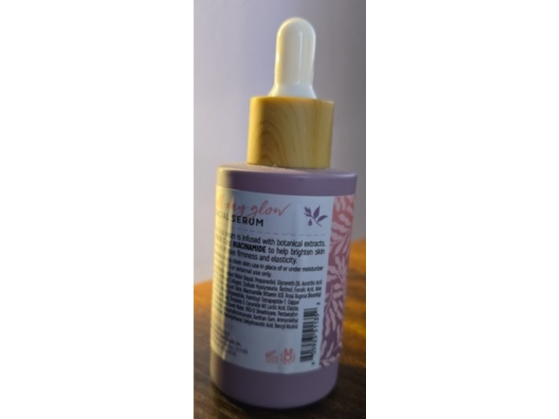 Clean Beauty All Day Glow Facial Serum, Vitamin C + Niacinamide, 2 fl oz/59 mL