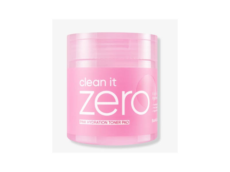 Banila Co Clean it Zero Pink Hydration Toner Pads, 7.94 fl oz/235 mL, 70 Count
