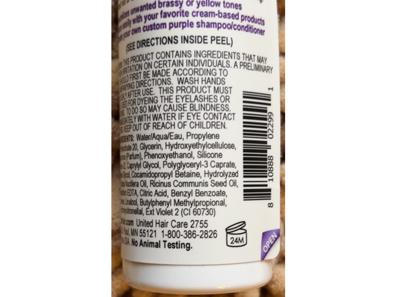 Keracolor Purple Toning Drops, 2 fl oz/60 mL