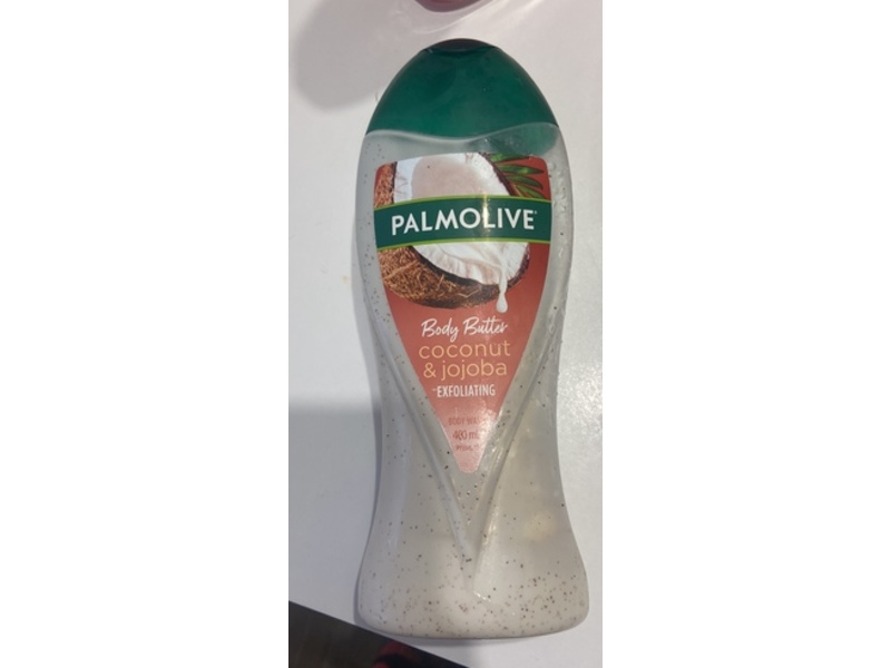 Palmolive Body Butter Exfoliating Body Wash, Coconut & Jojoba, 400 mL