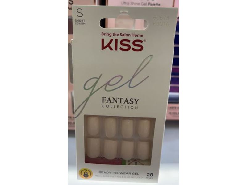 Kiss Nails Gel Fantasy Ready To Wear Gel, 28 Count