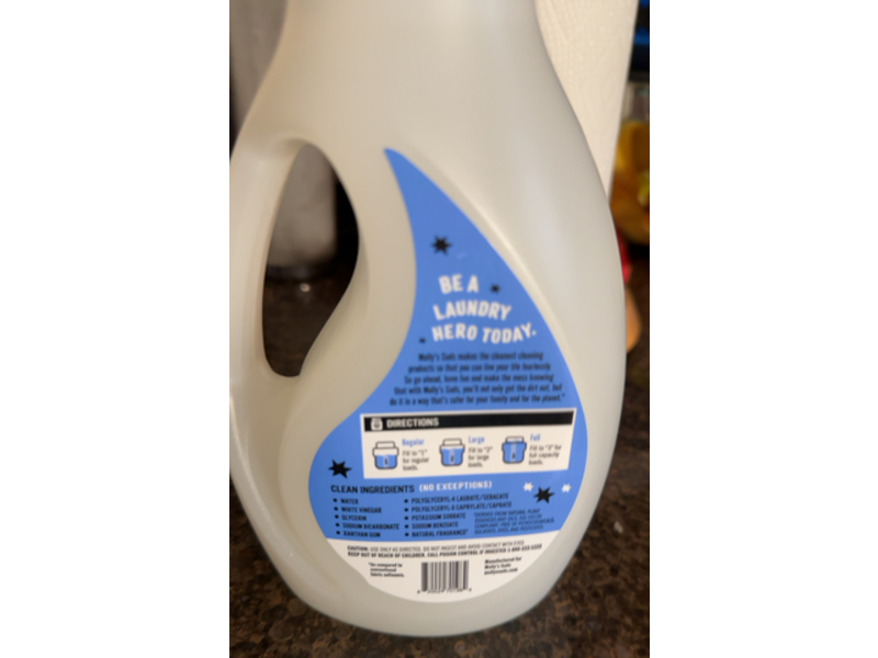 Molly’s Suds Fabric Softener, Ocean Mist, 50 Loads, 34 fl oz