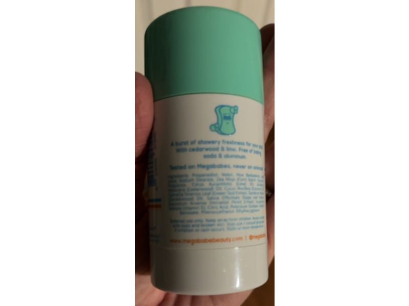 Megababe Daily Deodorant, Soapy Pits, 2.6 oz/75 g