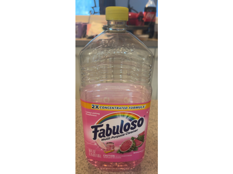 Fabuloso Multi-Purpose Cleaner, Watermelon Scent, 56 fl oz/1.65 L
