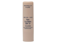 Primally Pure Sun Lip Balm, Unscented, SPF 15, Sheer Zinc + Tallow, 0.14 oz - thumbnail 1