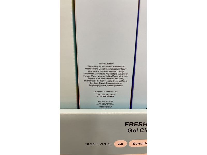 Bubble Fresh Start Gel Cleanser, 4.2 fl oz/125mL