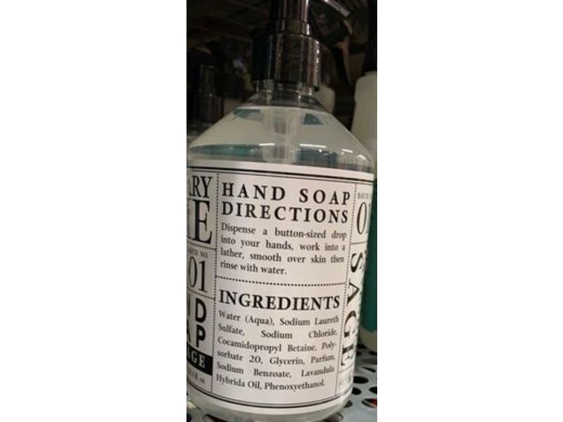 Apothecary Foaming Hand Soap, Lavender Sage, 21.5 fl oz