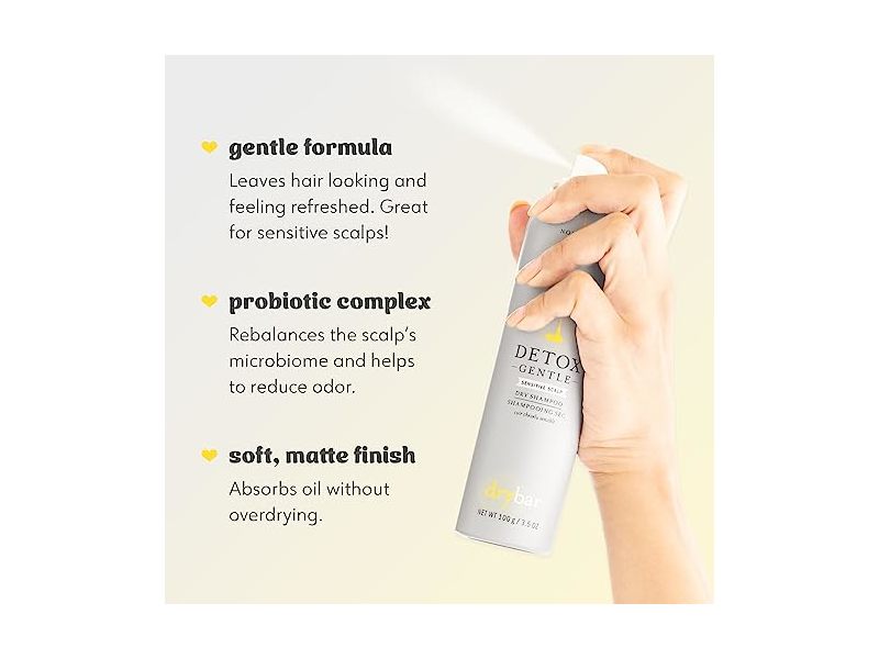 Drybar Detox Gentle Dry Shampoo, 3.5 oz/100 g
