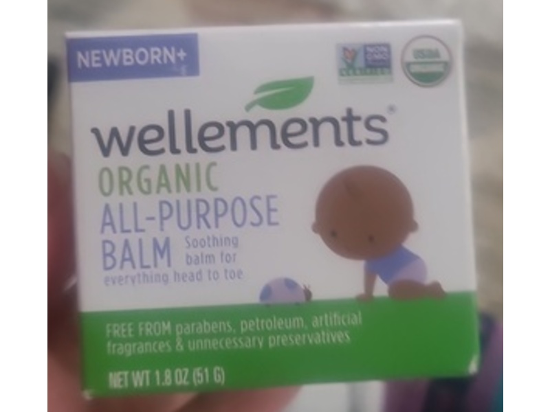 Wellements Organic All Purpose Balm, 1.8 fl oz/51 g