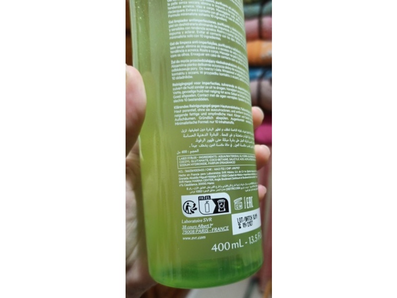 SVR Sebiaclear Anti-Imperfections Cleanser Gel, 13.5 fl oz/400 mL