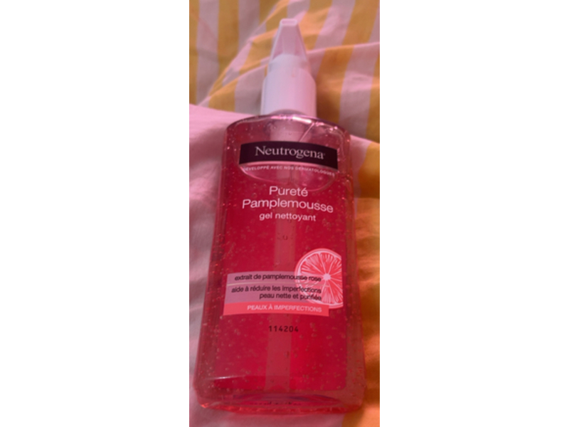 Neutrogena Visibly Clear Pink Cleansing Gel, Grapefruit, 200 mL