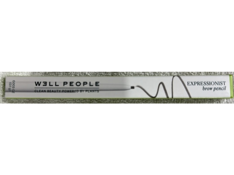 Well People Expressionist Brow Pencil, Deep Brown, 0.003 oz/0.1 g