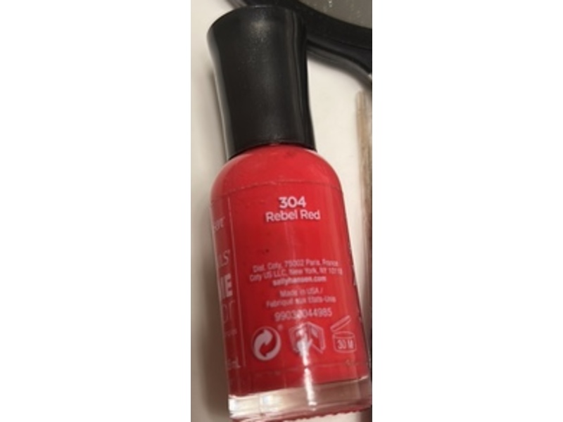 Sally Hansen Xtreme Wear Nail Color, Rebel Red, 0.40 fl oz/11.8 mL