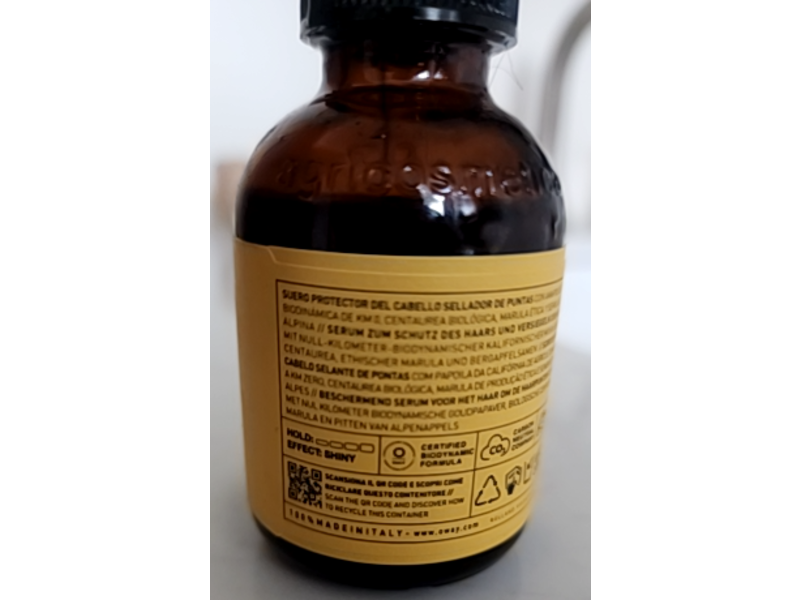 Oway Nurturing Drops Hair Serum, 1.7 oz/50 mL