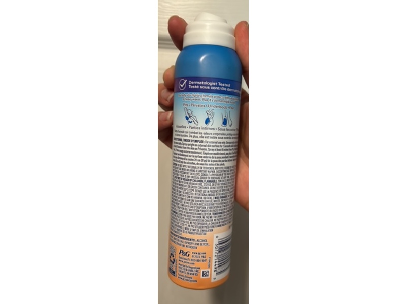 Secret Whole Body Toutle Corps Deodorant, Peach, 99 g