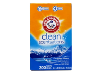 Arm & Hammer Clean Scentsations Fabric Softener Sheets, Purifying Waters, 200 Count - thumbnail 1