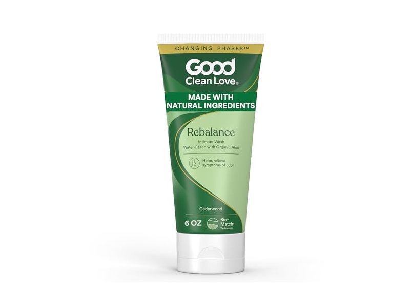 Good Clean Love Rebalance Intimate Wash, Cedarwood, 6 fl oz/177 mL