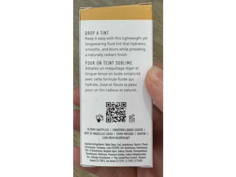 Morphe 2 Hint Hint Skin Tint Foundation, Hint of Toast, 1 fl oz/30 mL