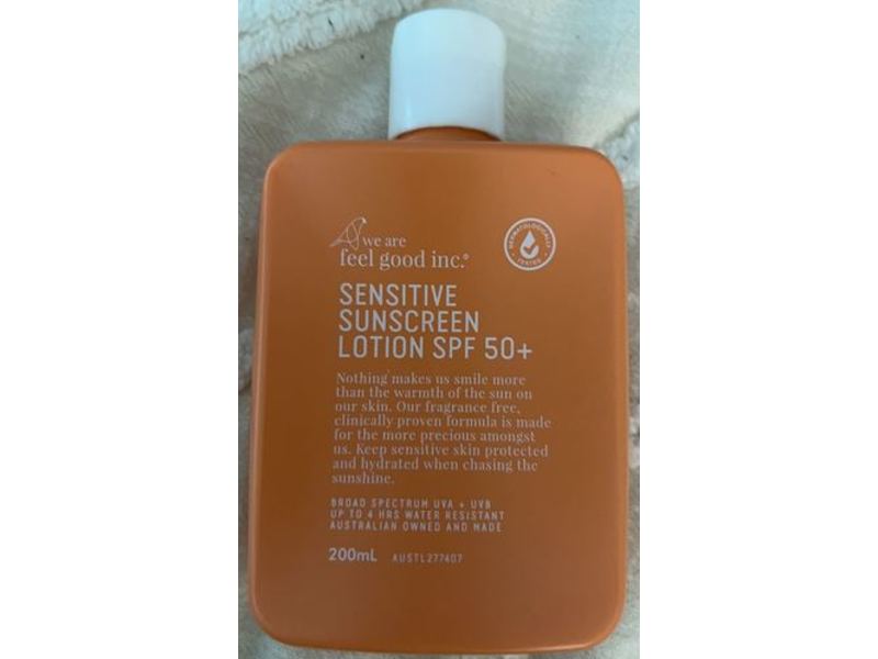 We Are Feel Good Inc. Sensitive Sunscreen Lotion, SPF 50+, 200 mL