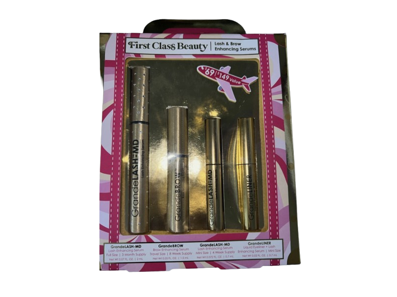 Grande Cosmetics First Class Beauty Lash & Brow Enchancing Serums Set