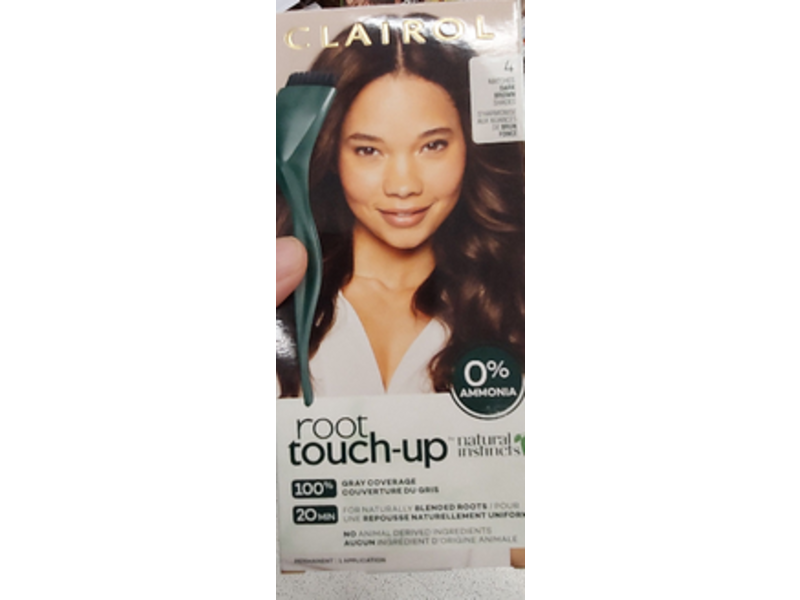 Clairol Root Touch-Up Hair, 4 Dark Brown, 1 Application