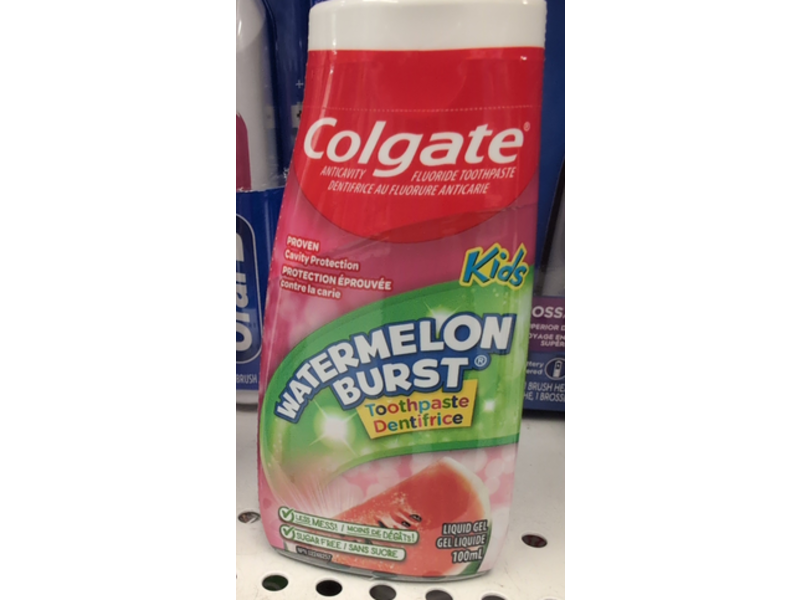 Colgate Kids Anticavity Fluoride Toothpaste, Watermelon Burst, 100 mL
