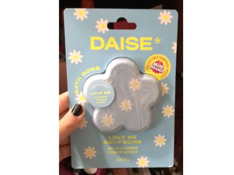 Daise Love Me Bath Bomb, Flower Power, 3 oz/85 g