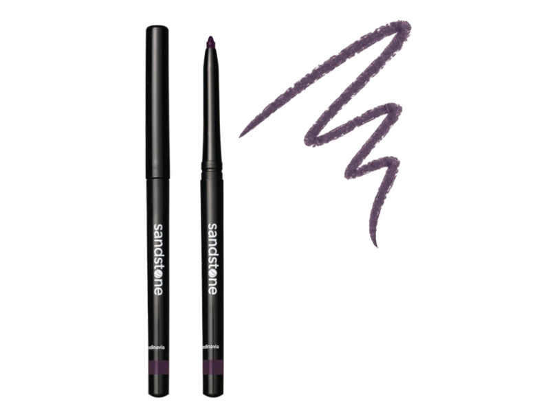 Sandstone Scandinavia Waterproof Matte Eyeliner, Aubergine, 0.012 oz/0.35 g