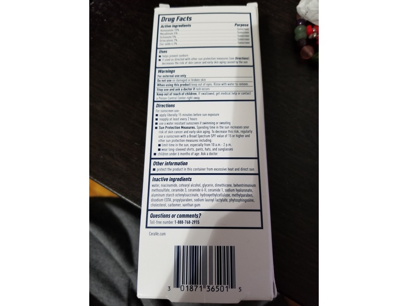 CeraVe Moisturizing Facial Lotion AM, SPF 30, 3 ounce