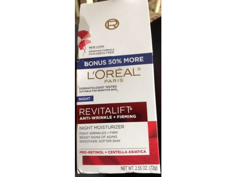 L'Oreal Paris Revitalift Anti Wrinkle & Firming Night Cream, 2.55 oz/72 g