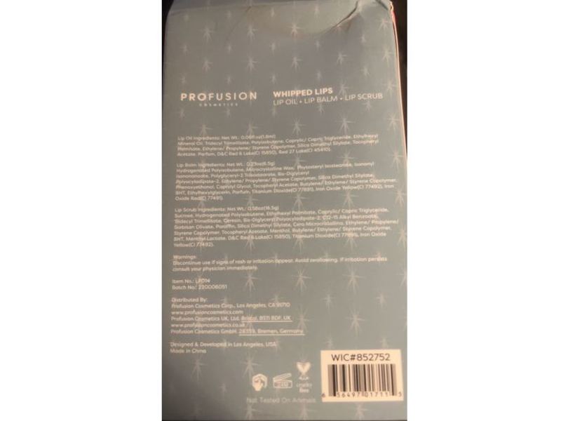 Profusion Cosmetics Whipped Lips Kit