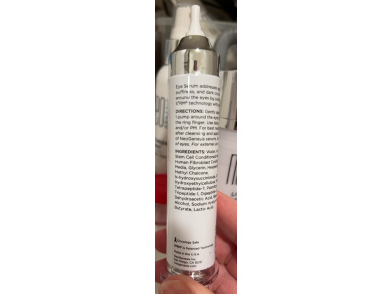 Neo Genesis Eye Serum, Brighten + Tighten, 34 fl oz/10 mL