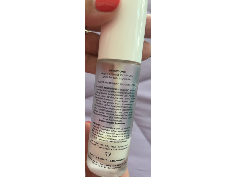 Crunchi Sunlight Daily Facial Sunscreen, SPF 30, 1.0 fl oz/30 mL