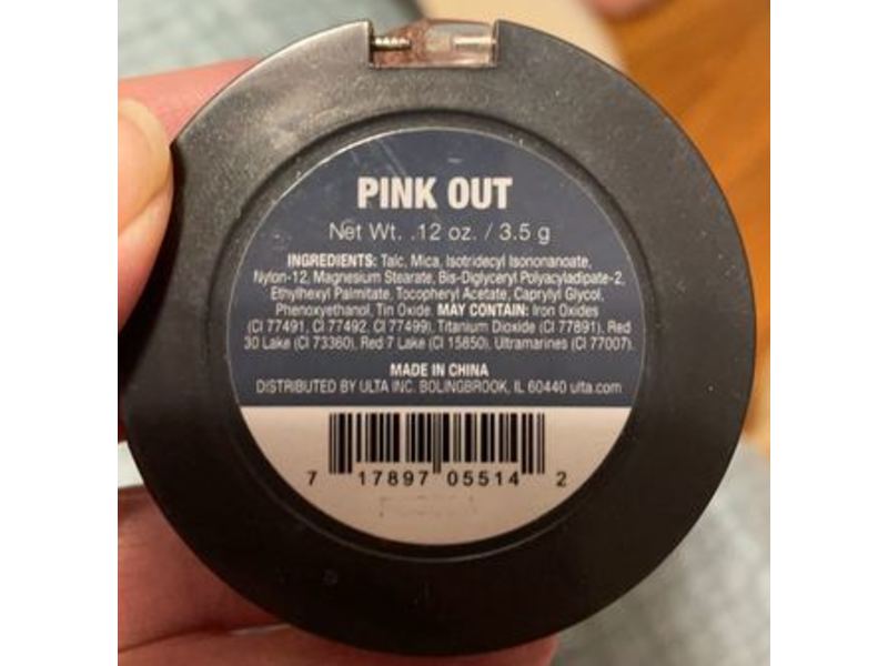Ulta Beauty Velvet Blush, Pink Out, 12 oz/3.5 g
