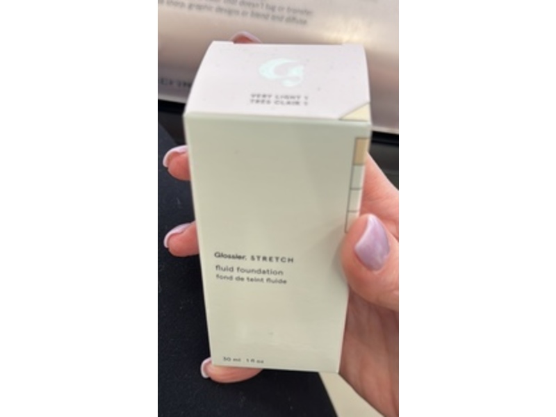 Glossier Stretch Fluid Foundation, Very Light 1, 1 fl oz/30 mL