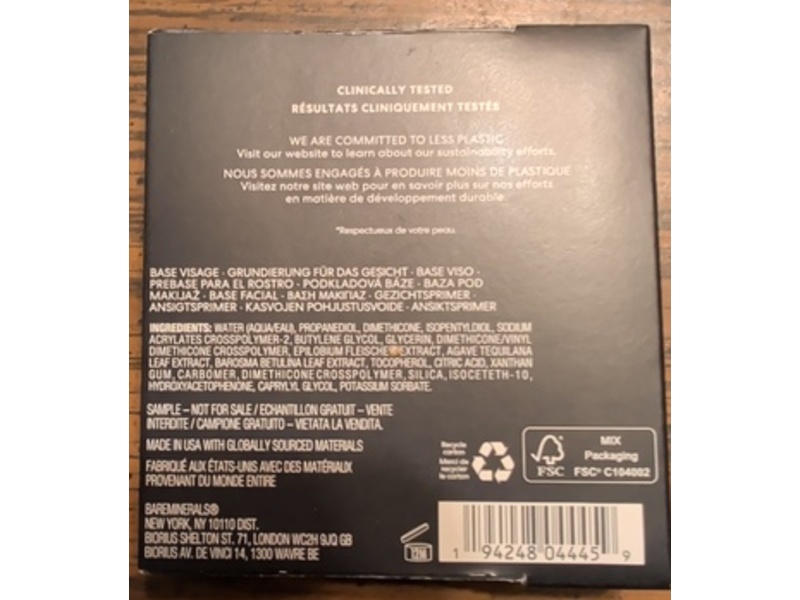 bareMinerals Prime Time Original Pore-Minimizing Primer, 0.23 fl oz/7 mL