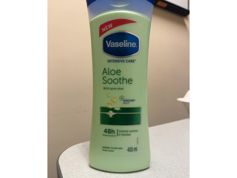 Vaseline Intensive Care Aloe Soothe Body Lotion, 400ml Ingredients and  Reviews