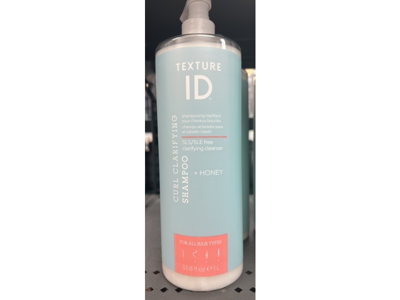 Texture ID Curl Clarifying Shampoo, Honey, 33.8 fl oz/1 L