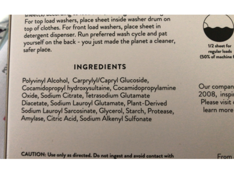 Molly’s Suds Laundry Detergent Sheets, Unscented, 70 Loads