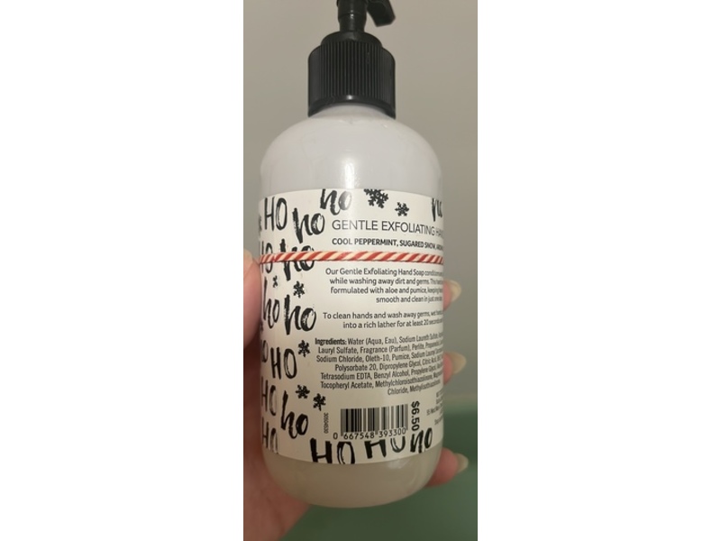Bath & Body Works Gentle Exfoliating Hand Soap, Twisted Peppermint, 8.3 fl oz/245 mL